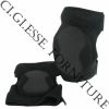 Ginocchiere in neoprene nere